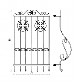 Grille de fenêtre Morgane