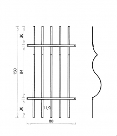 Grille de fenêtre Anahita