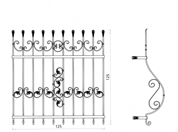 Grille de fenêtre Shamrodia