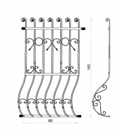 Grille de fenêtre Fortuna