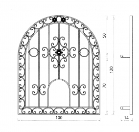 Grille de fenêtre Vesta