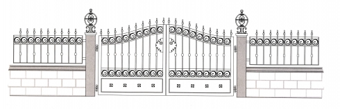 Portail Béziers dessin