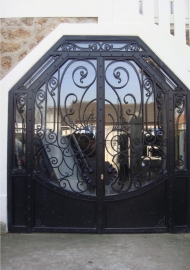 Porte en fer forgé Amboise - photo