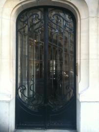 Porte en fer forgé Montparnasse