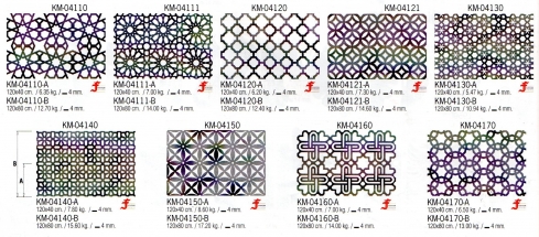 Motifs en découpe laser