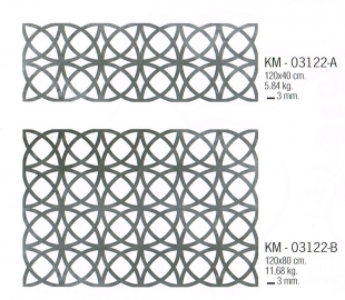 Motifs en découpe laser, modèle 2013 KM 03122