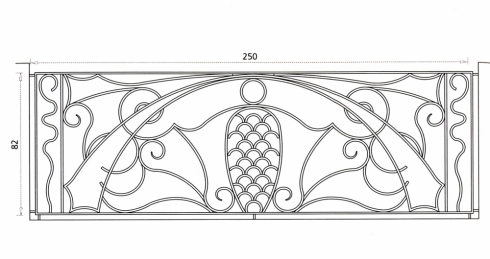 Garde-corps en fer forgé 