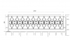 Grille en fer forg� Lucie