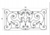 Grille en fer forg� Gabriela